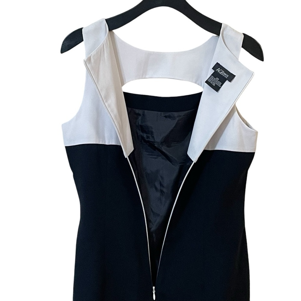 NWOT AGB Dress Petite Color Block Sheath Dress - Picture 10 of 11
